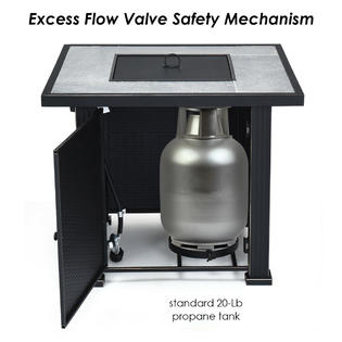 gys03352 Gymax 30" Square Propane Gas Fire Pit 50,000 BTUs ... (315 x 315 Pixel)