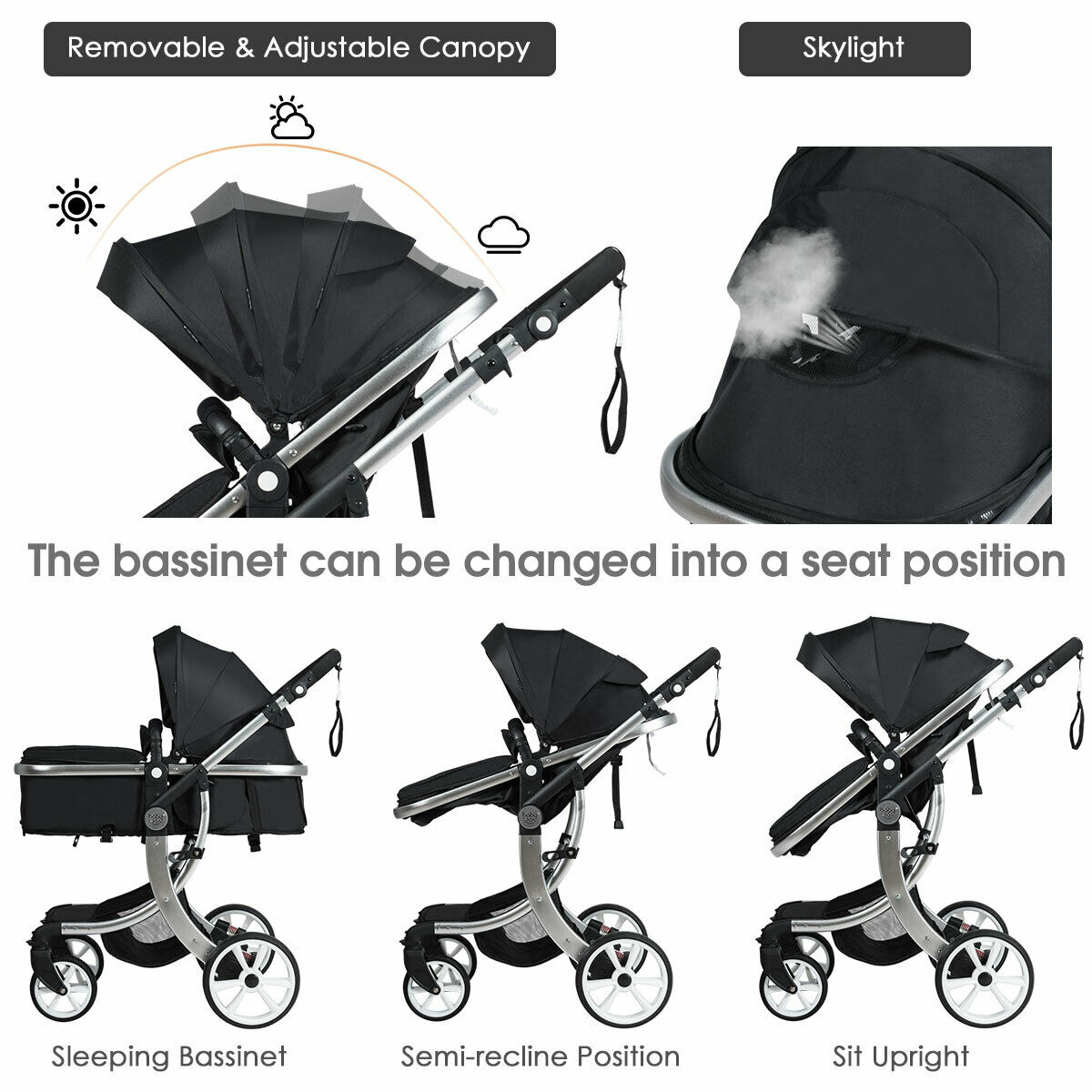 gymax bassinet