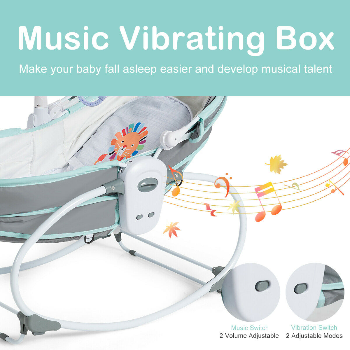 gymax 5 in 1 portable bassinet