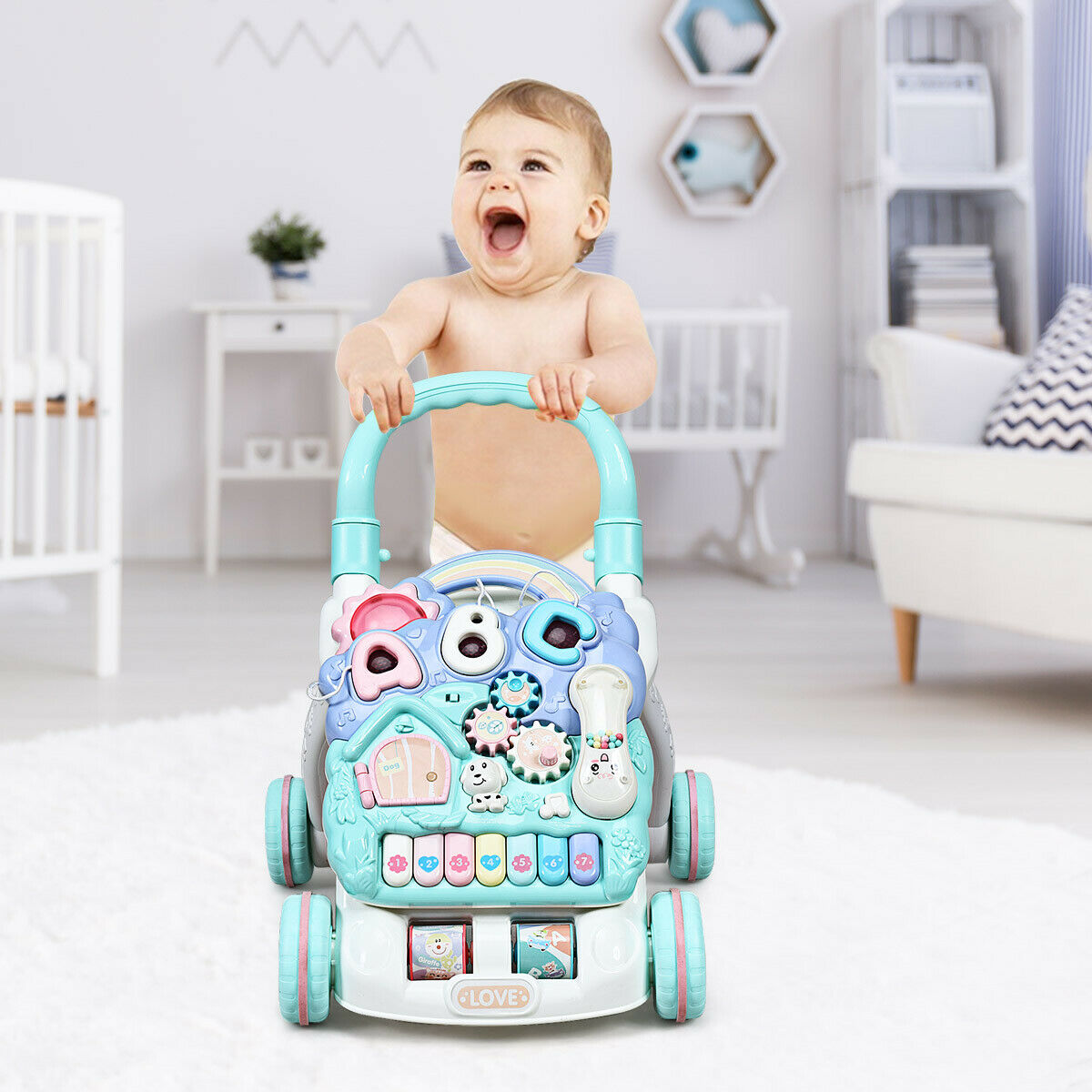 baby walker with lights