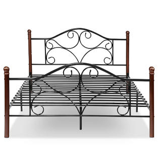 Gymax Queen Size Platform Bed Frame 9 Leg Support Mattress Foundation Metal Base Home Bedroom Furniture