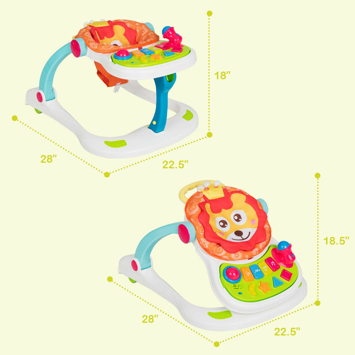 kmart 6 in 1 activity cube and walker