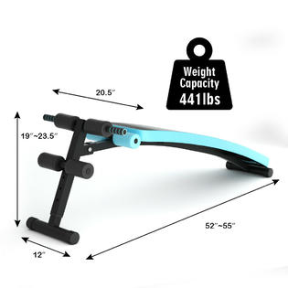Adjustable sit up board clearance