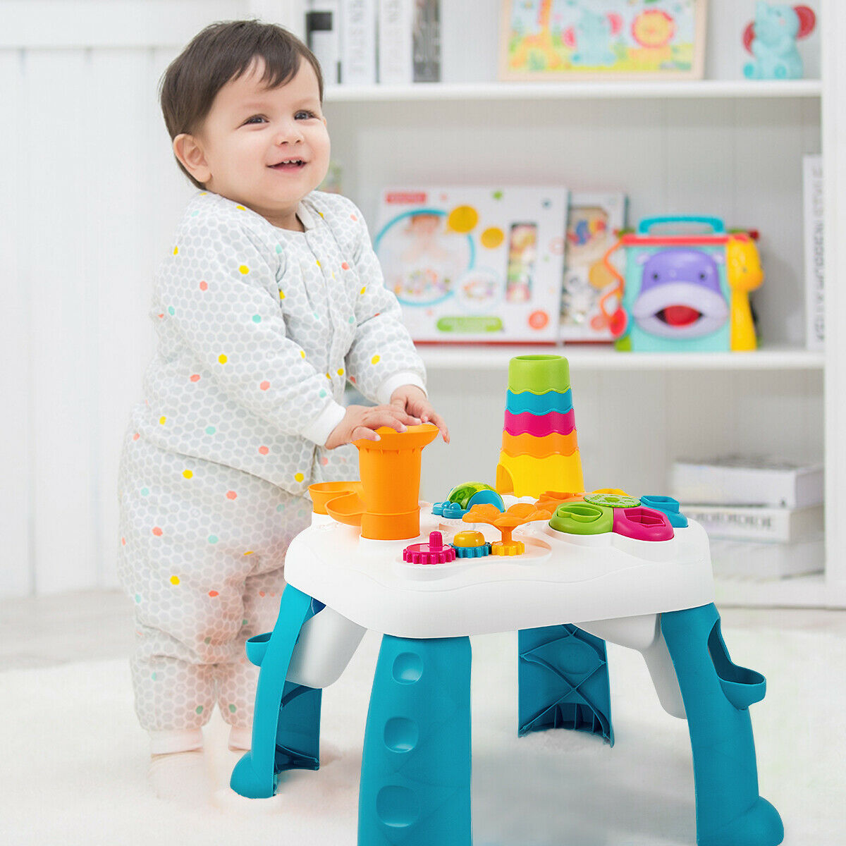 stand and play activity center