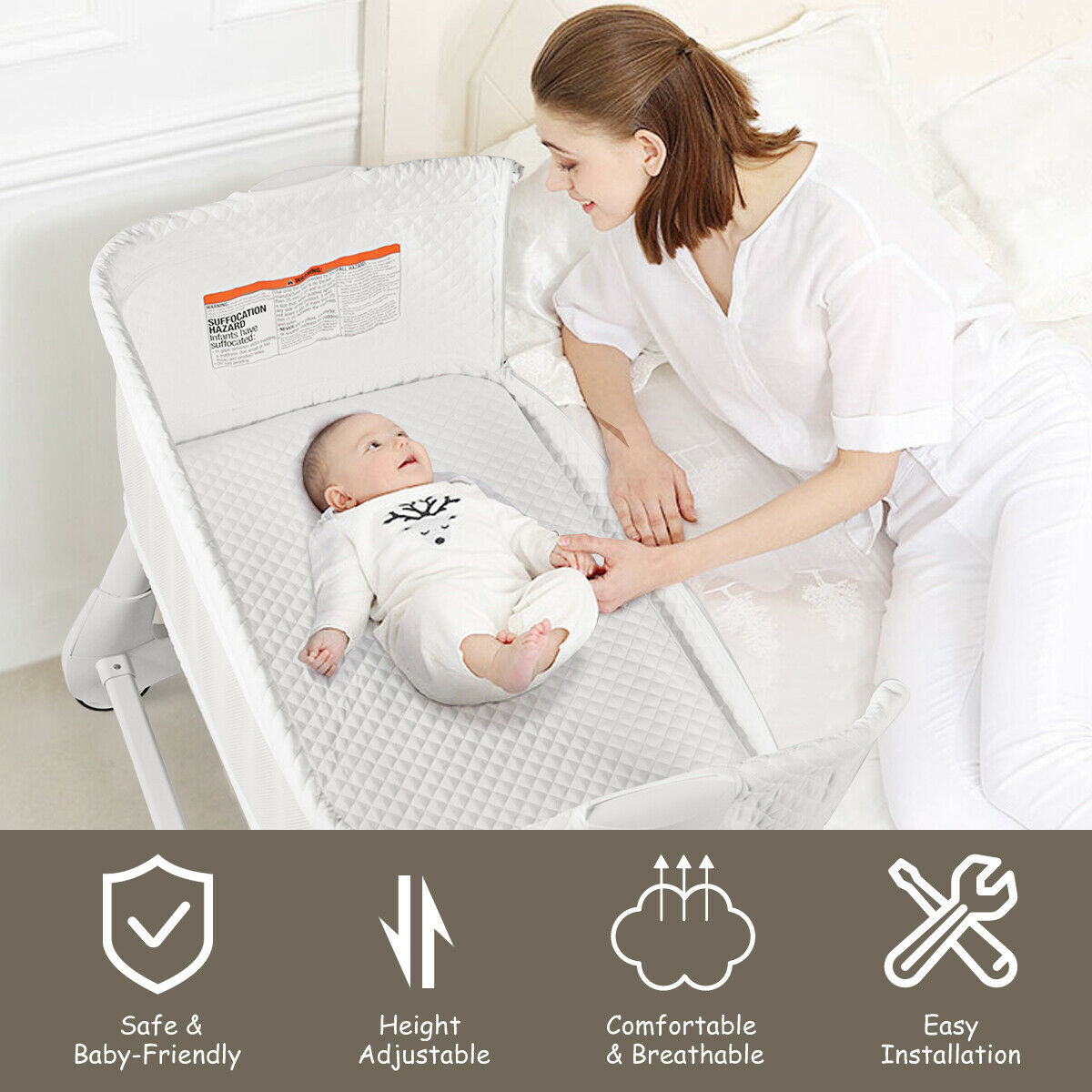 gymax bassinet