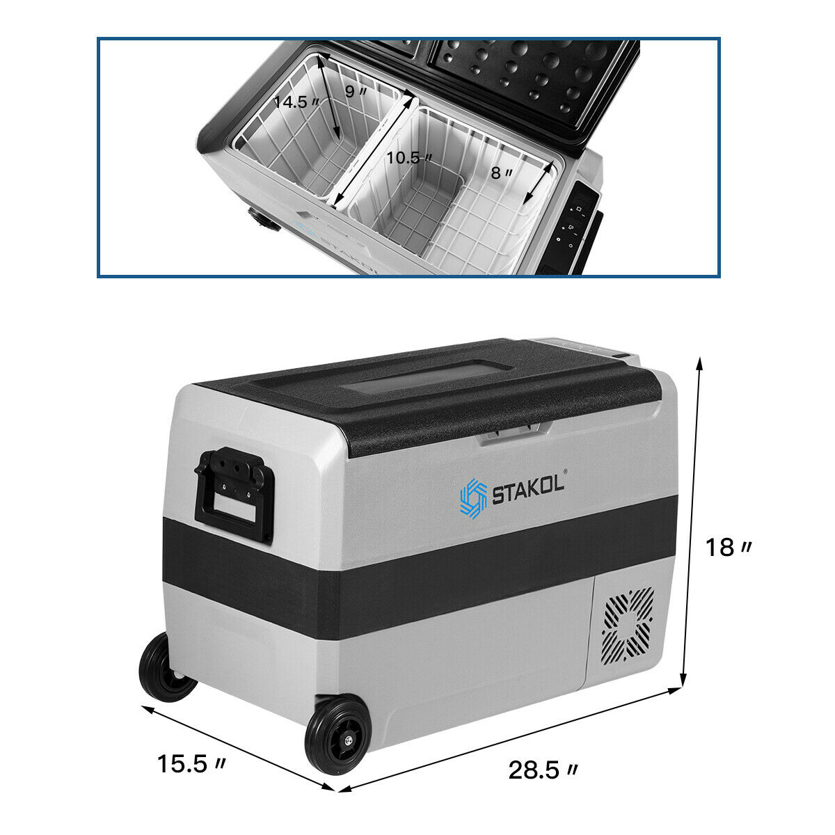 electric car cooler refrigerator