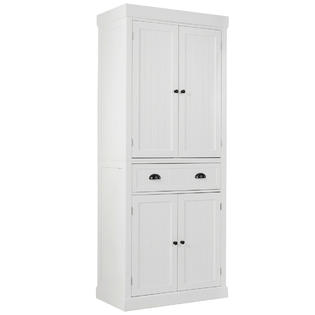 Gymax Kitchen Cabinet Pantry Cupboard Freestanding W Adjustable