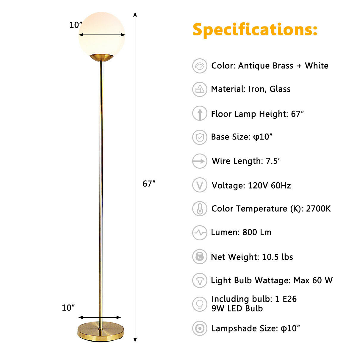 bulb wattage for bedroom