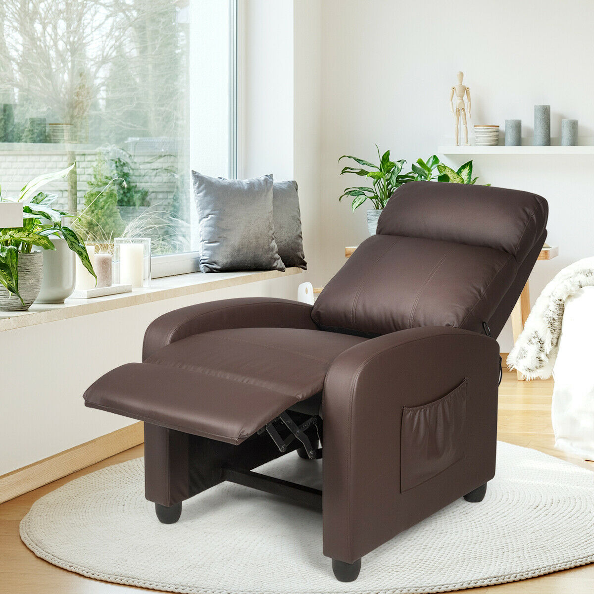 Gymax on sale massage recliner