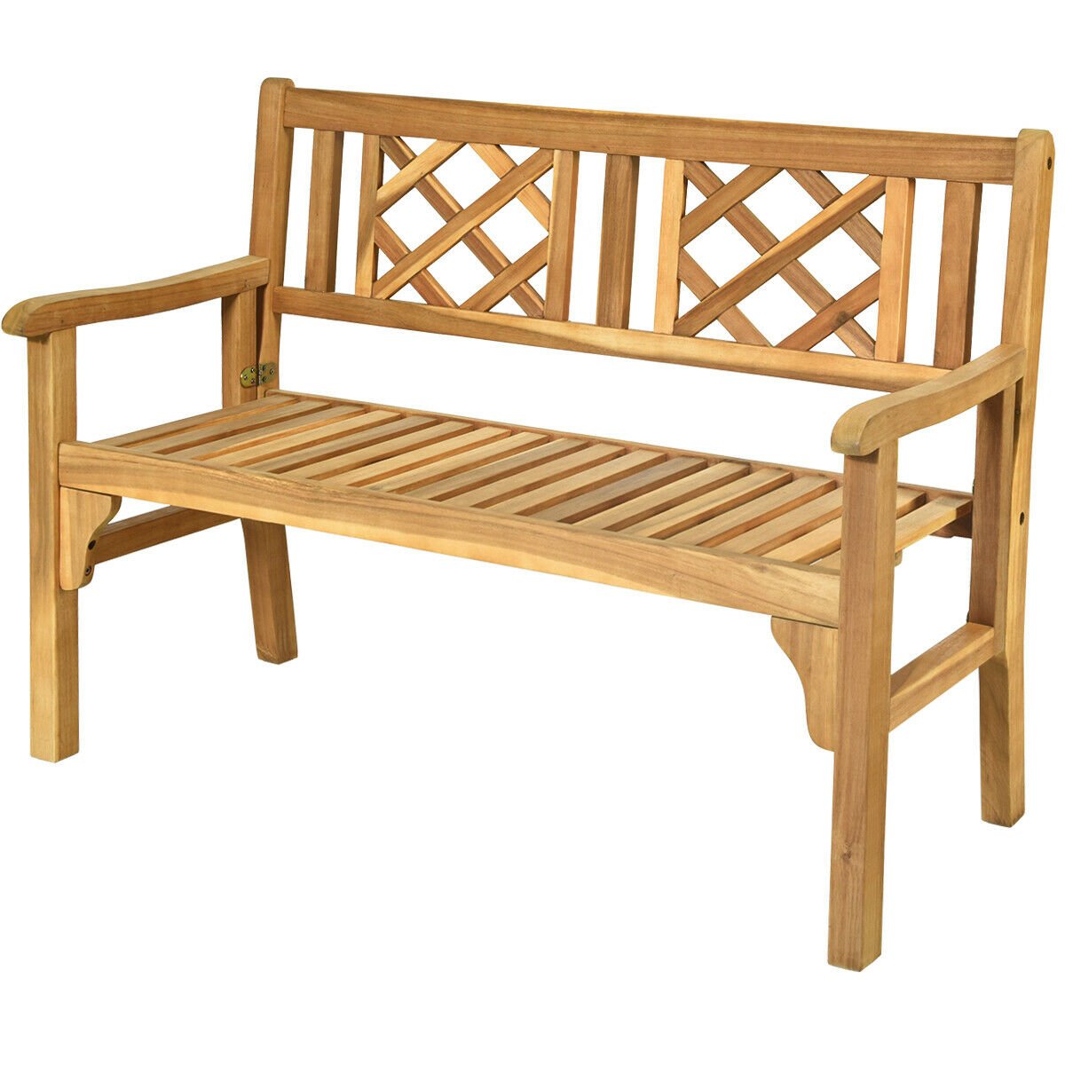 Unfinished Wood Garden Bench