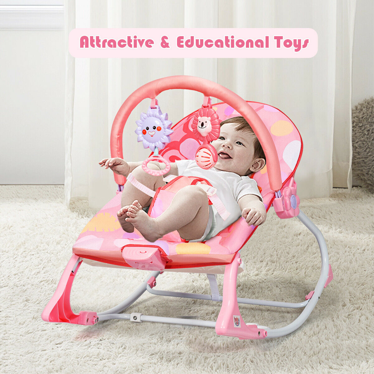 baby rocker with vibration and music