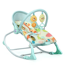 Gymax Baby Bouncer & Rocker Infant Adjustable Swing w/ Awning Vibration & Music