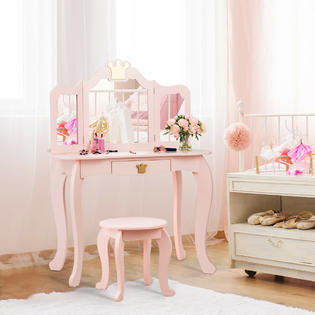 Childs makeup table online and chair