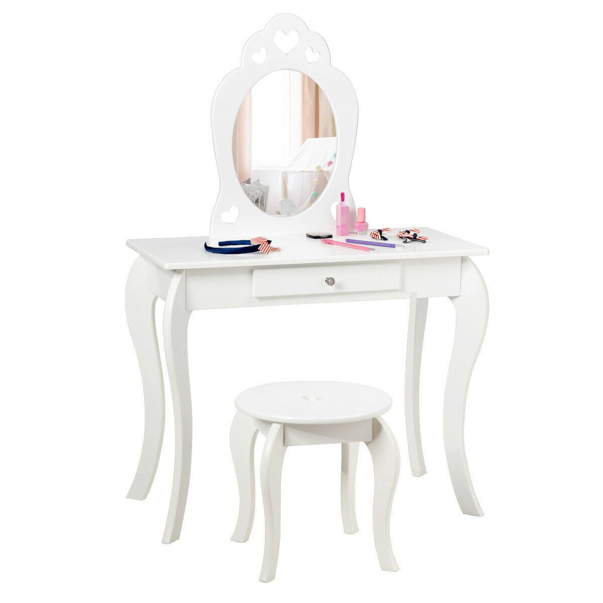 kids vanity set with mirror