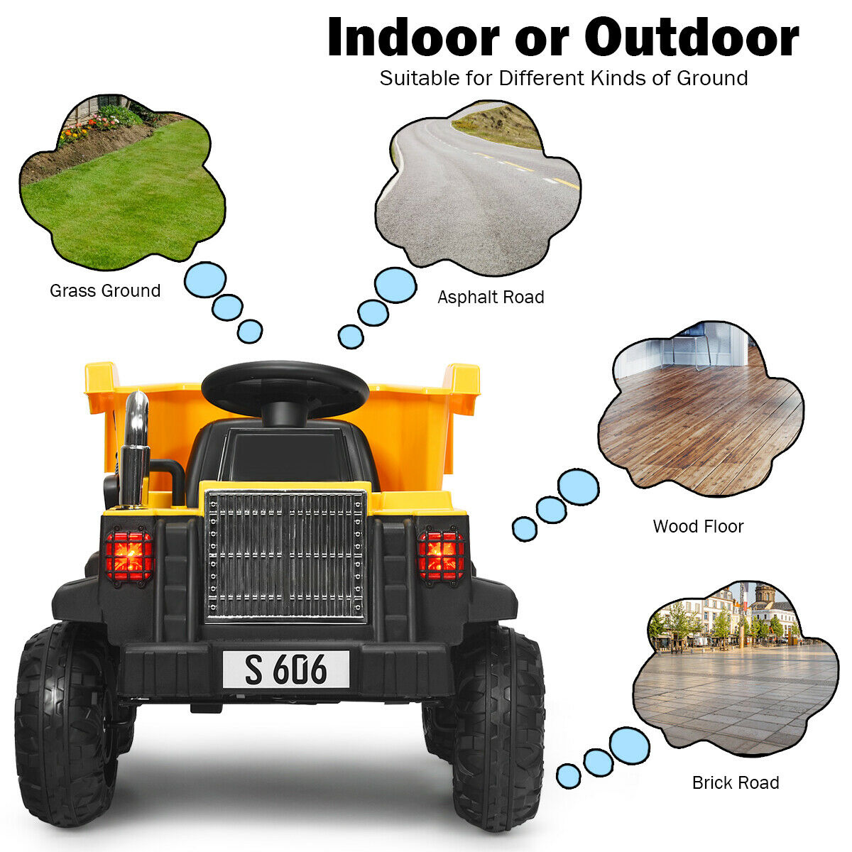 12 volt ride on dump truck