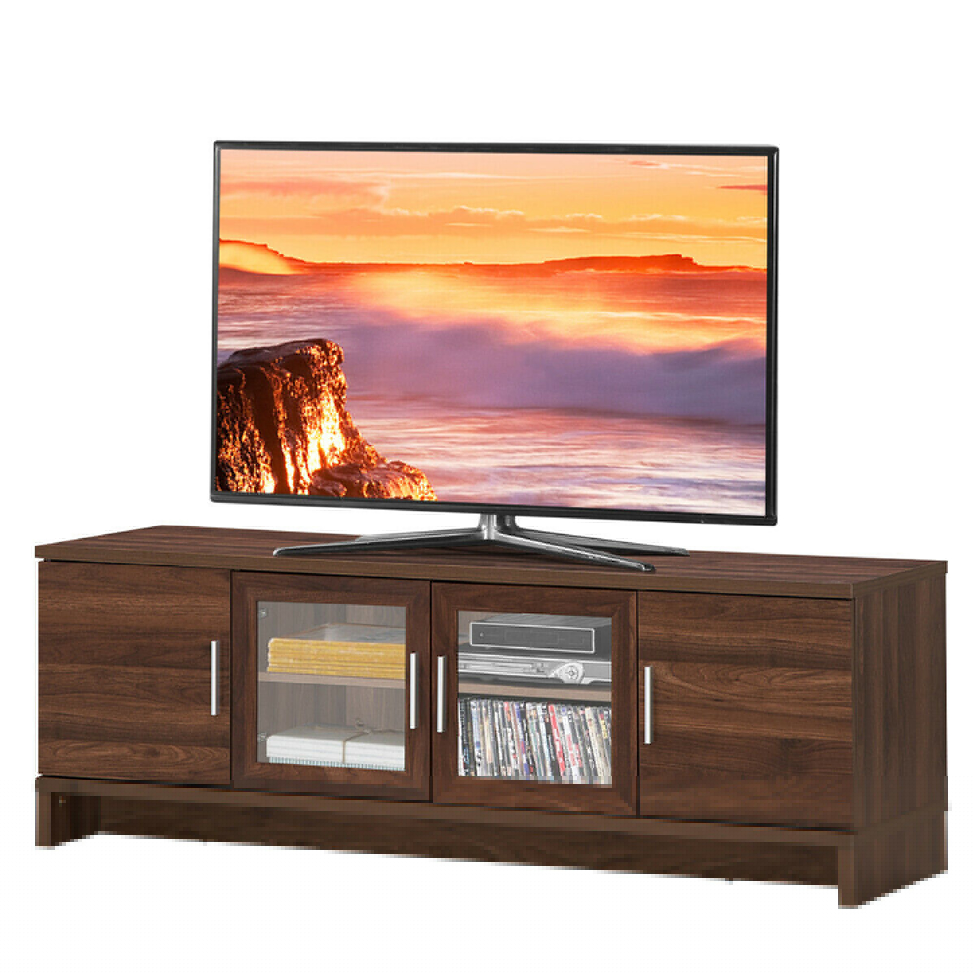 Gymax TV Stand Media Entertainment Center for TV's up to 70 ...