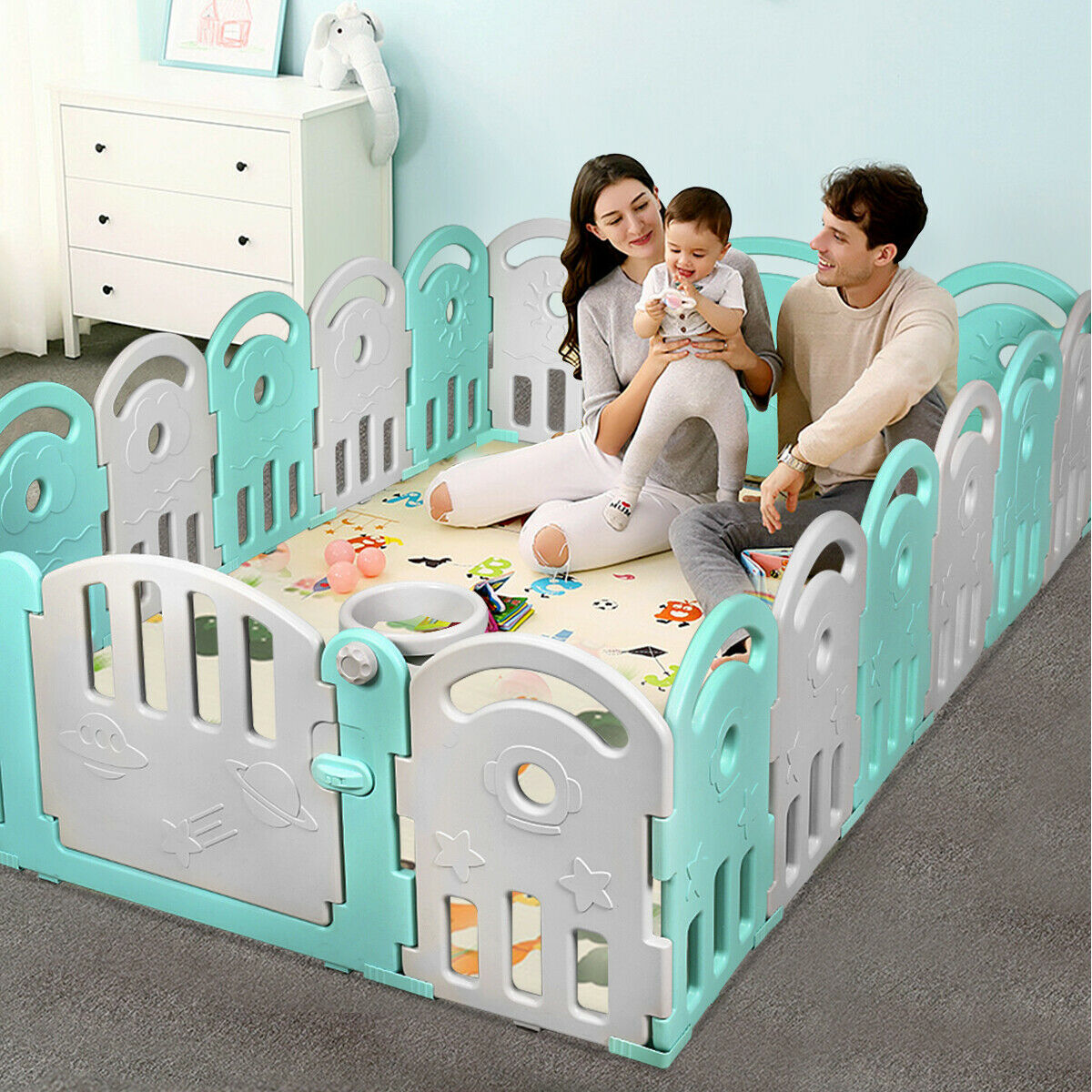 home center baby bed