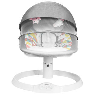 Gymax Baby Swing Electric Rocking Chair W Music Timer Mosquito Net