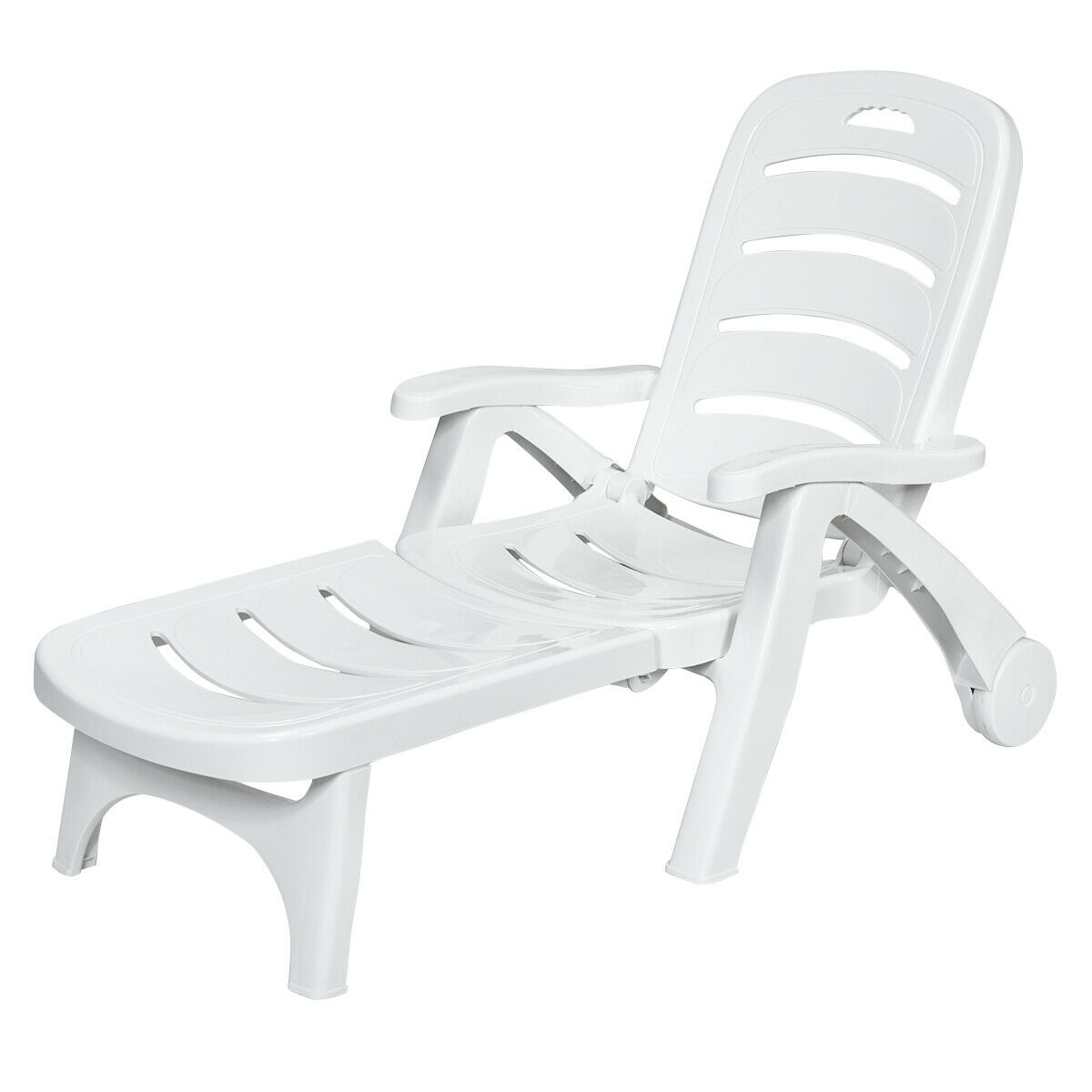 Nautica Nautica 5 Position Reclining Folding Beach Chair