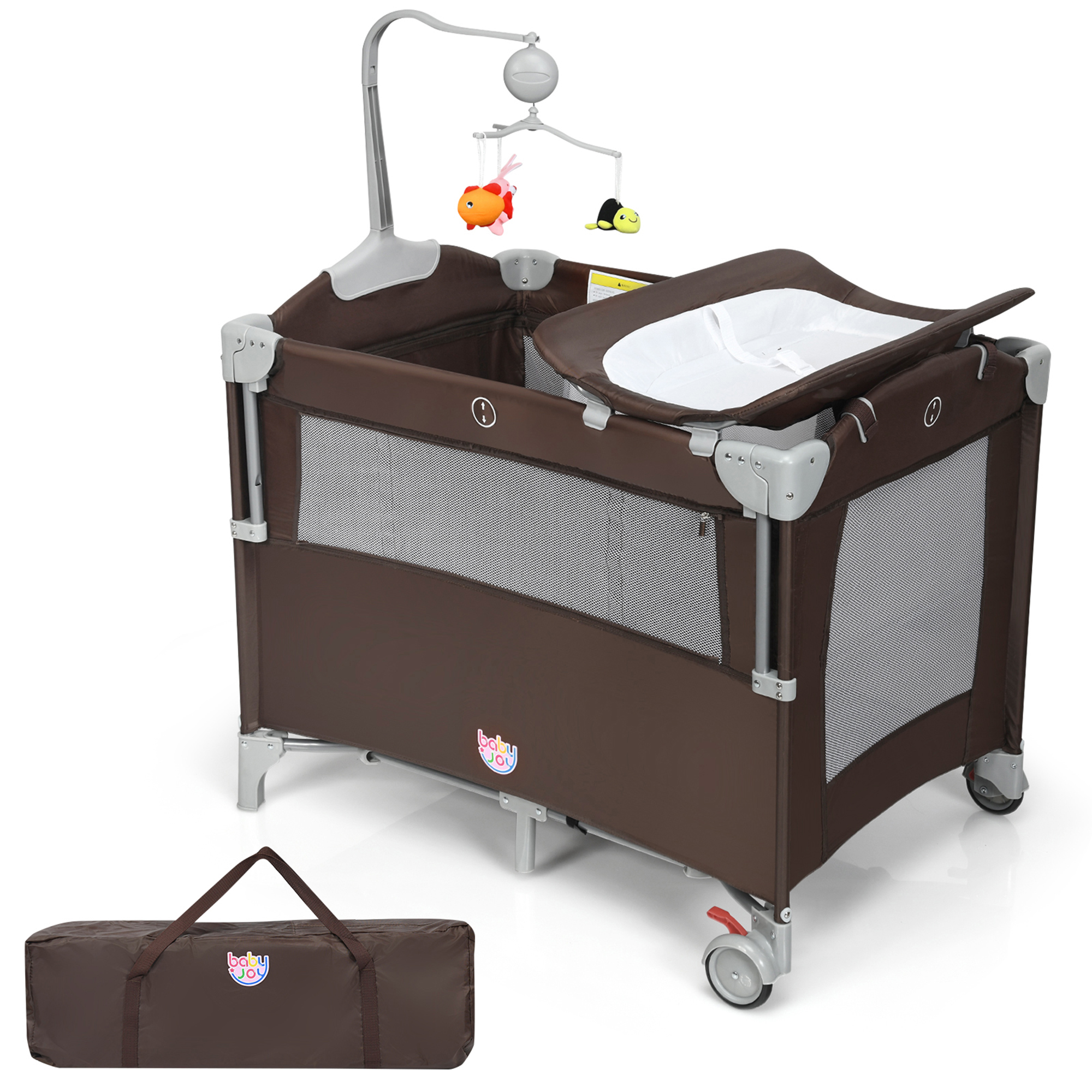 Cosco Portable Crib Brown