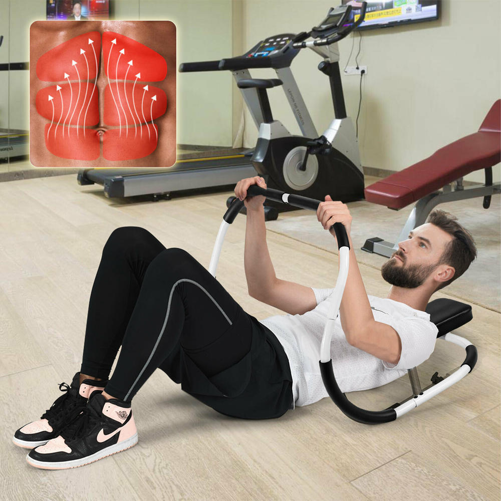 Gymax Portable Abdominal Exercise Machine AB Crunch Fitness Trainer Home Gym