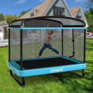 Gymax 6FT Kids Recreational Trampoline W/Swing Safety ...