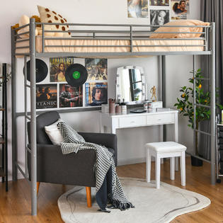 Gymax loft bed cheap