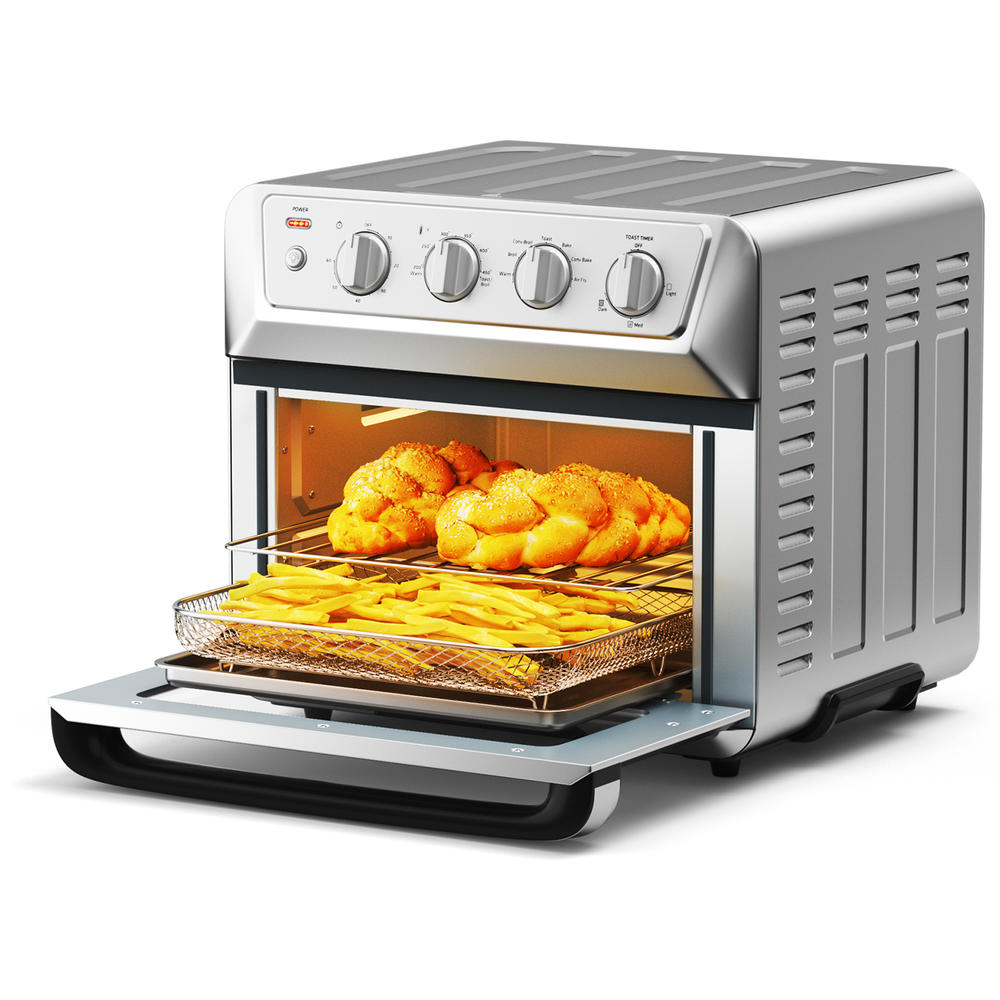 Gymax Electric Air Fryer Oven Convection Oven Toaster w/ 21.5 QT Capacity