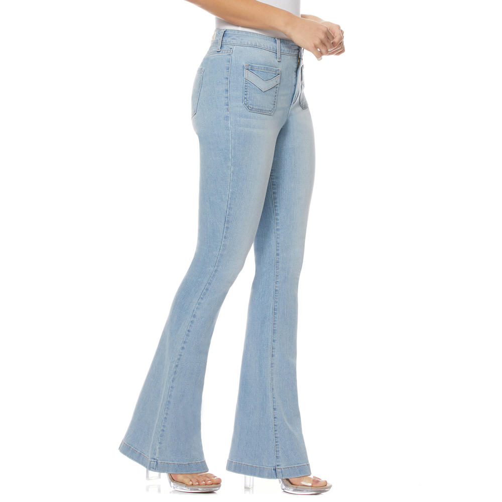 Sofia Jeans by Sofia Vergara Women's Alexa Flare High Waist Front
