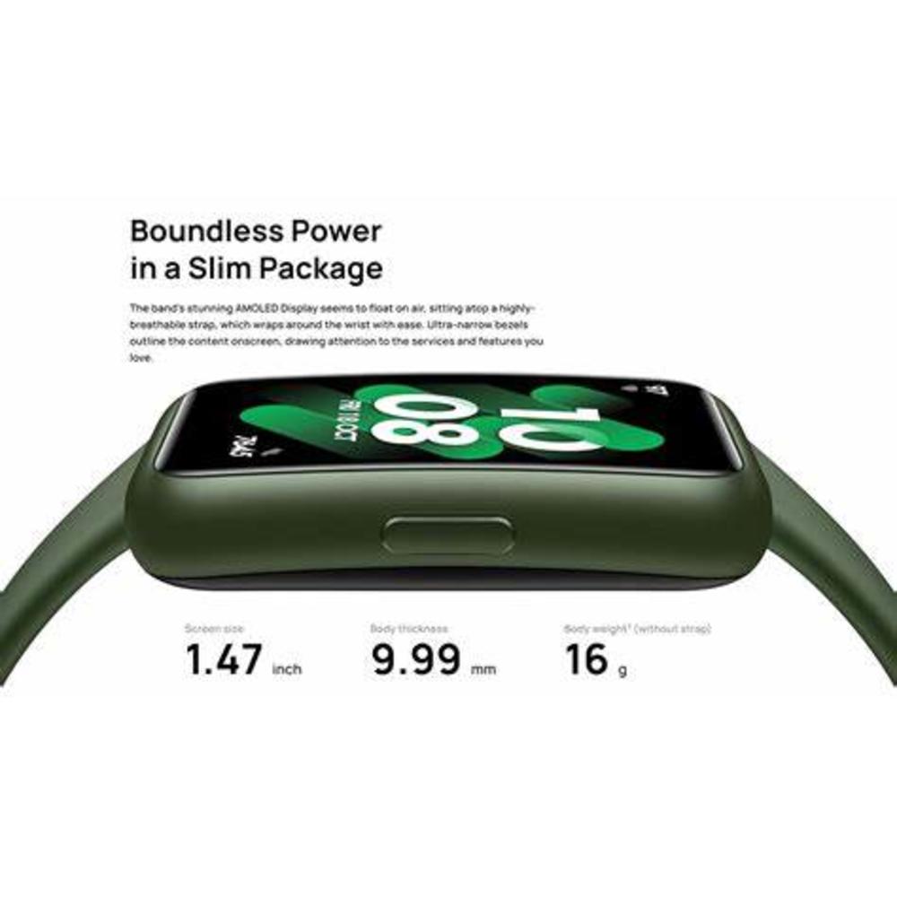 HUAWEI Band 7 LEA-B19 Smart Watch 1.47 inch Display 2 Week Lasts Battery Wilderness Green