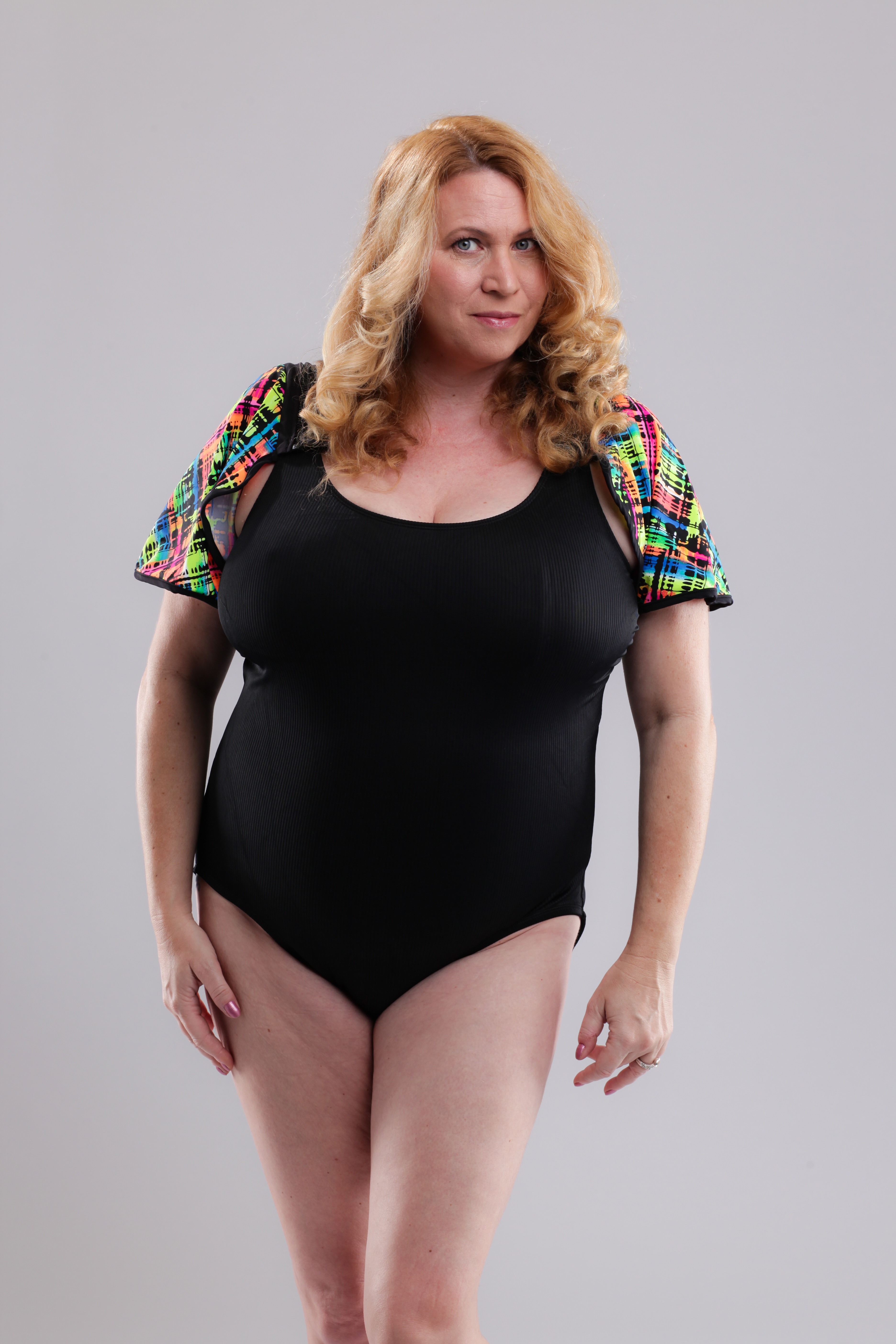 Plus size swimsuits that cover arms clearance