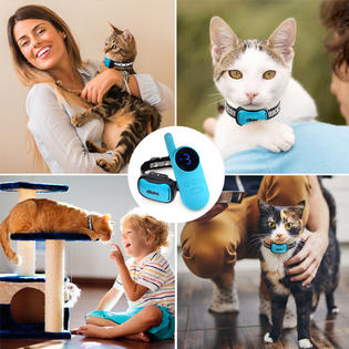 eXuby - Small Cat Shock Collar w/ Remote - Designed for ...