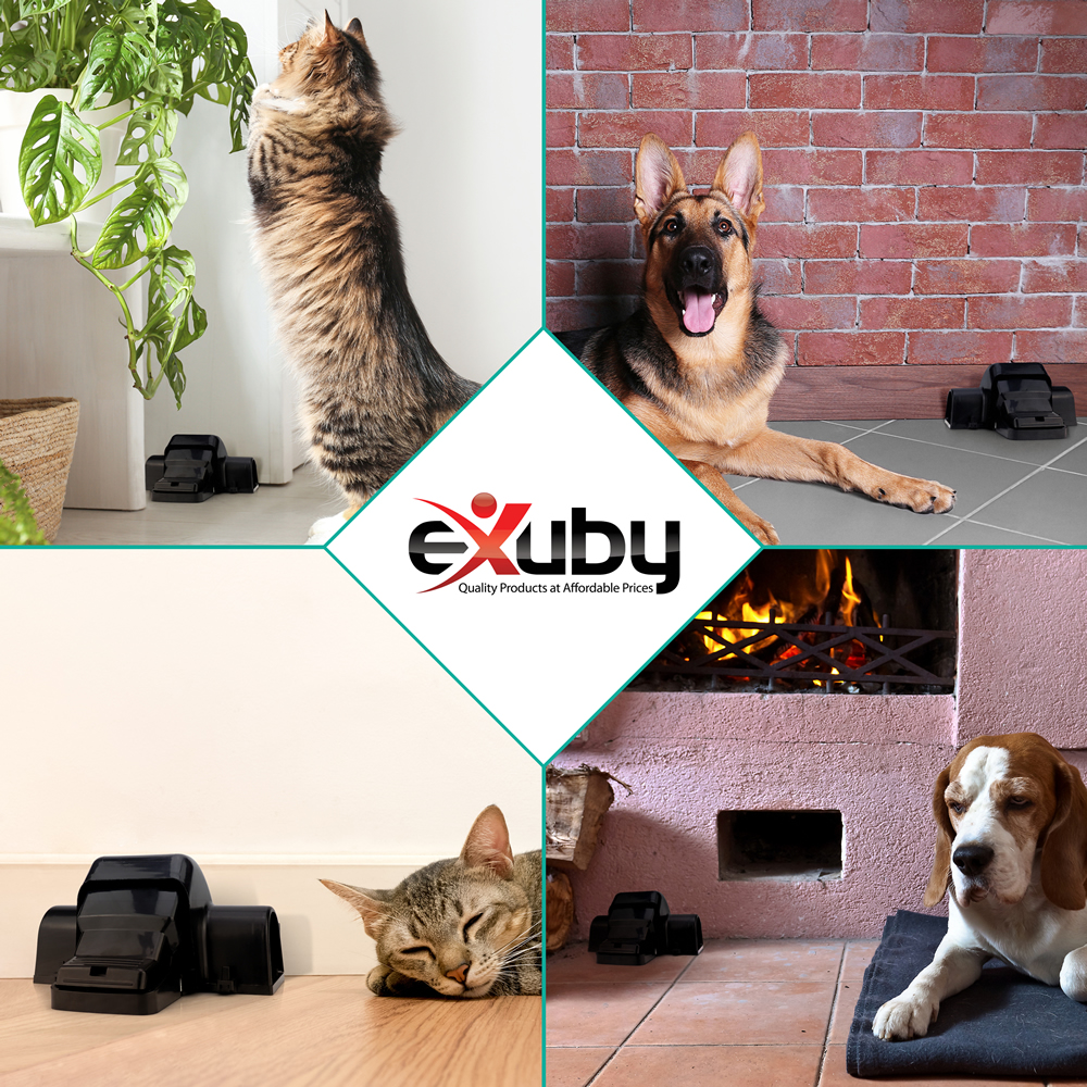 eXuby Pet-Safe Mouse Trap w/ Tunnel Design (1 Pack) – Dual Entry for Better Capture Rate - Prevents Accidental Triggering