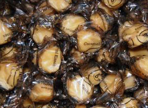 Queen Bee Gardens Natural Honey Caramel Pralines Candy Chews