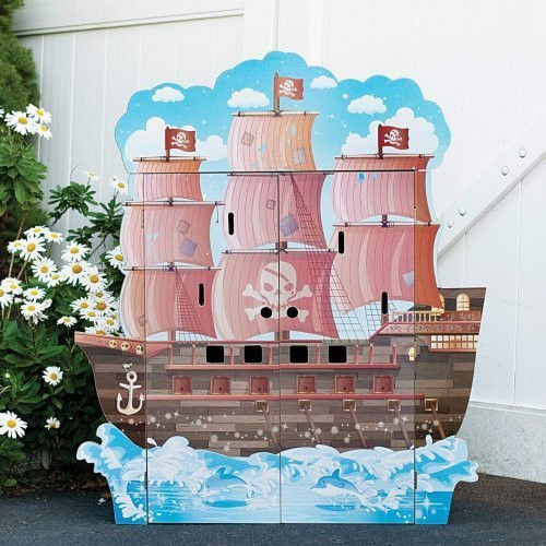 wooden pirate ship kmart