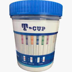 WONDFO (Case of 25) 12 Panel Drug Test Cups THC COC OPI AMP PCP BZO BAR BUP OXY MDMA MTD TCA