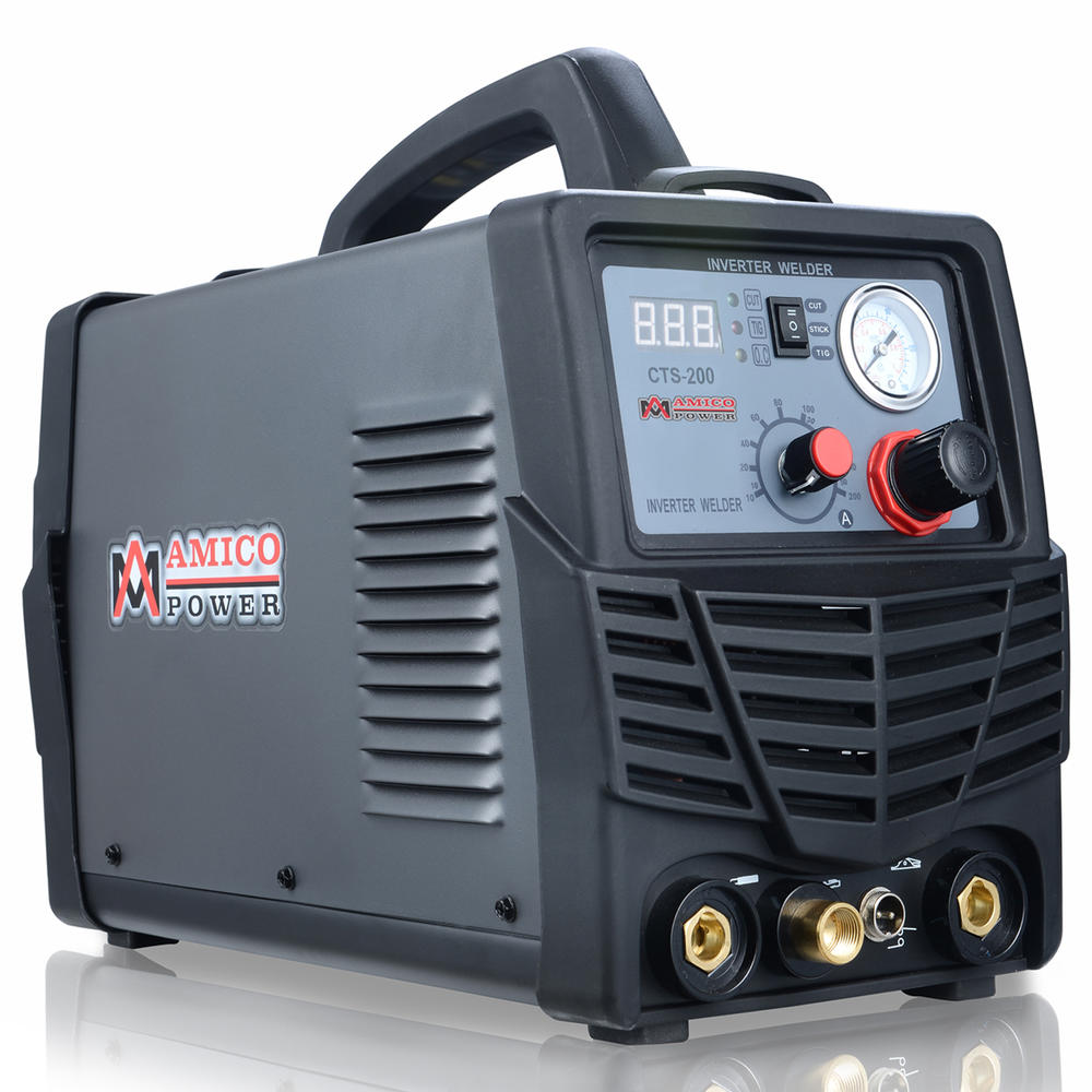 Amico Power CTS-200, 50 Amp Plasma Cutter, 200 Amp TIG-Torch, 200 Amp Stick Arc Welder, 3-in-1 Combo Welding
