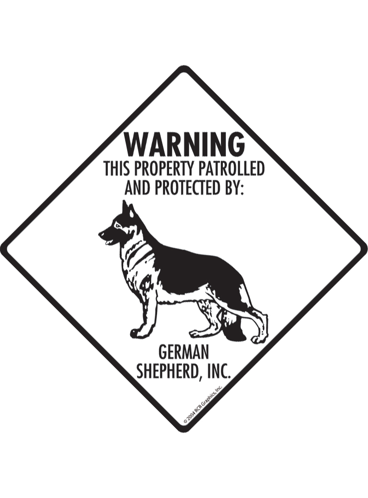 Warning Sign German Shepherd Gb White Laroy Group | atelier-yuwa.ciao.jp