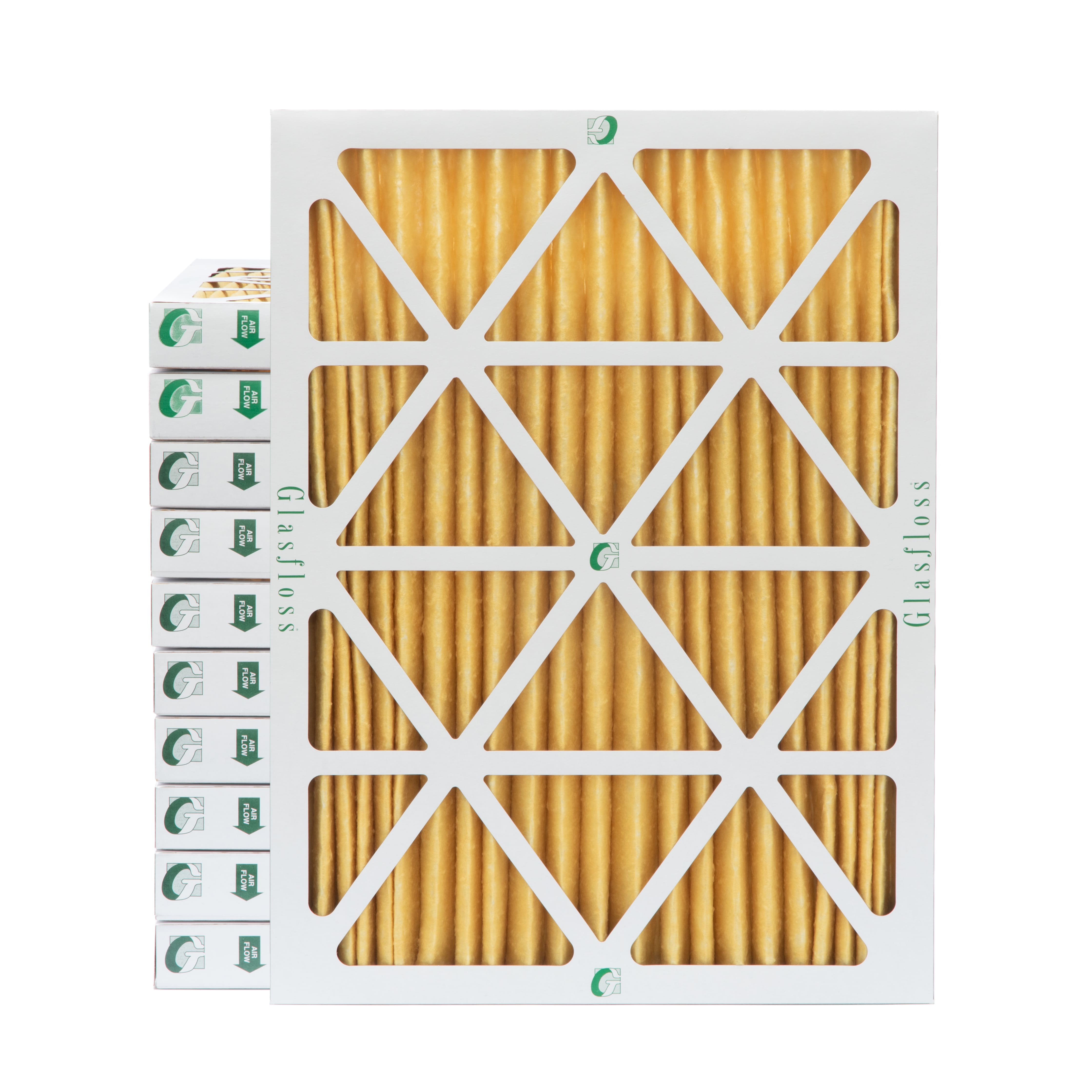 Glasfloss Filters 20x25x2 MERV 11 AC & Furnace filters (12 pack) by Glasfloss Industries