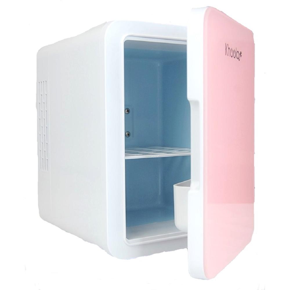 Xtrempro Portable 4 Liter Cooler and Warmer Compact Mini Refrigerator Pink w/ Eraser Board for Home Car