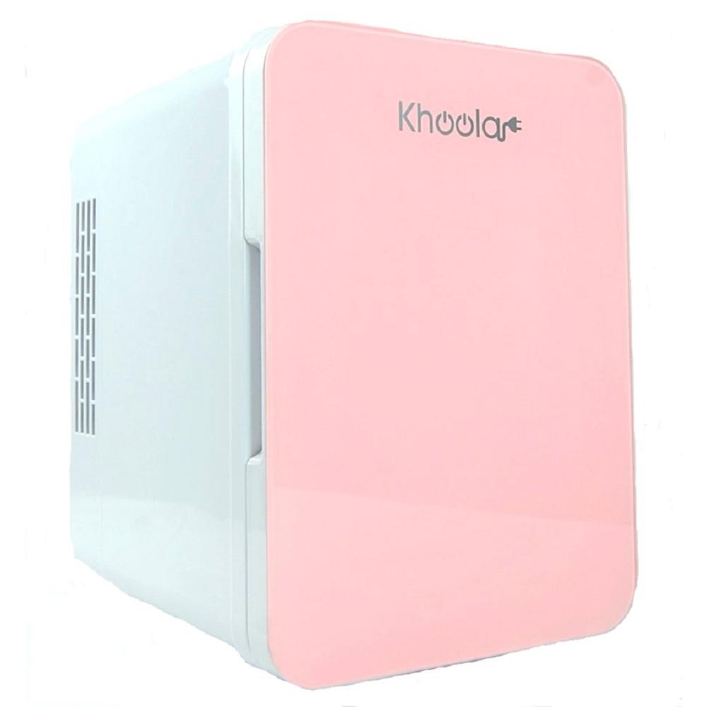 Xtrempro Portable 4 Liter Cooler and Warmer Compact Mini Refrigerator Pink w/ Eraser Board for Home Car