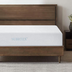 Subrtex 8 Inch Cooling Gel-Infused Memory Foam Mattress with Removable Cover Breathable Full Body Support Mattress in Box