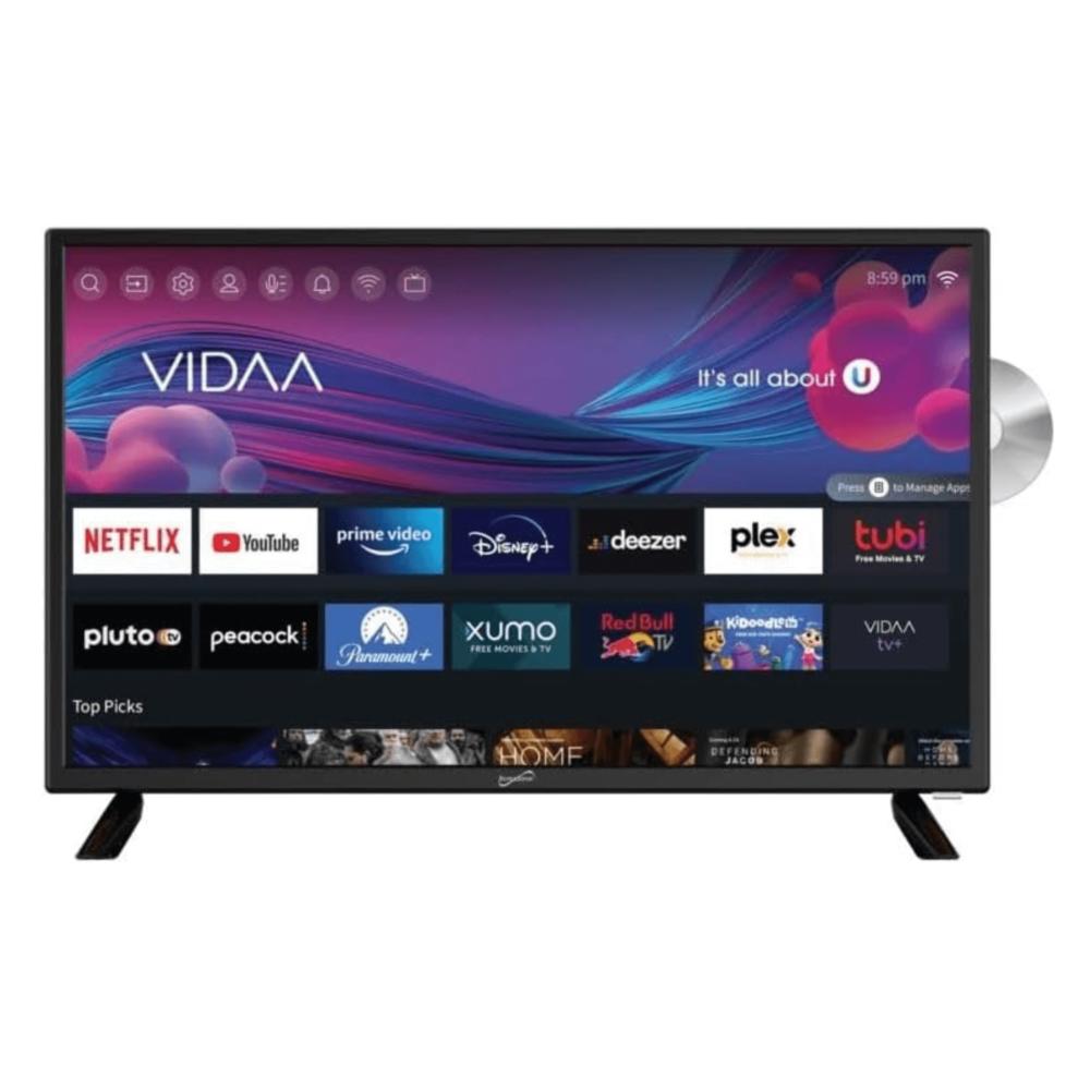 Supersonic Smart 24-inch VDAA DLED AC/DC Television with DVD Player