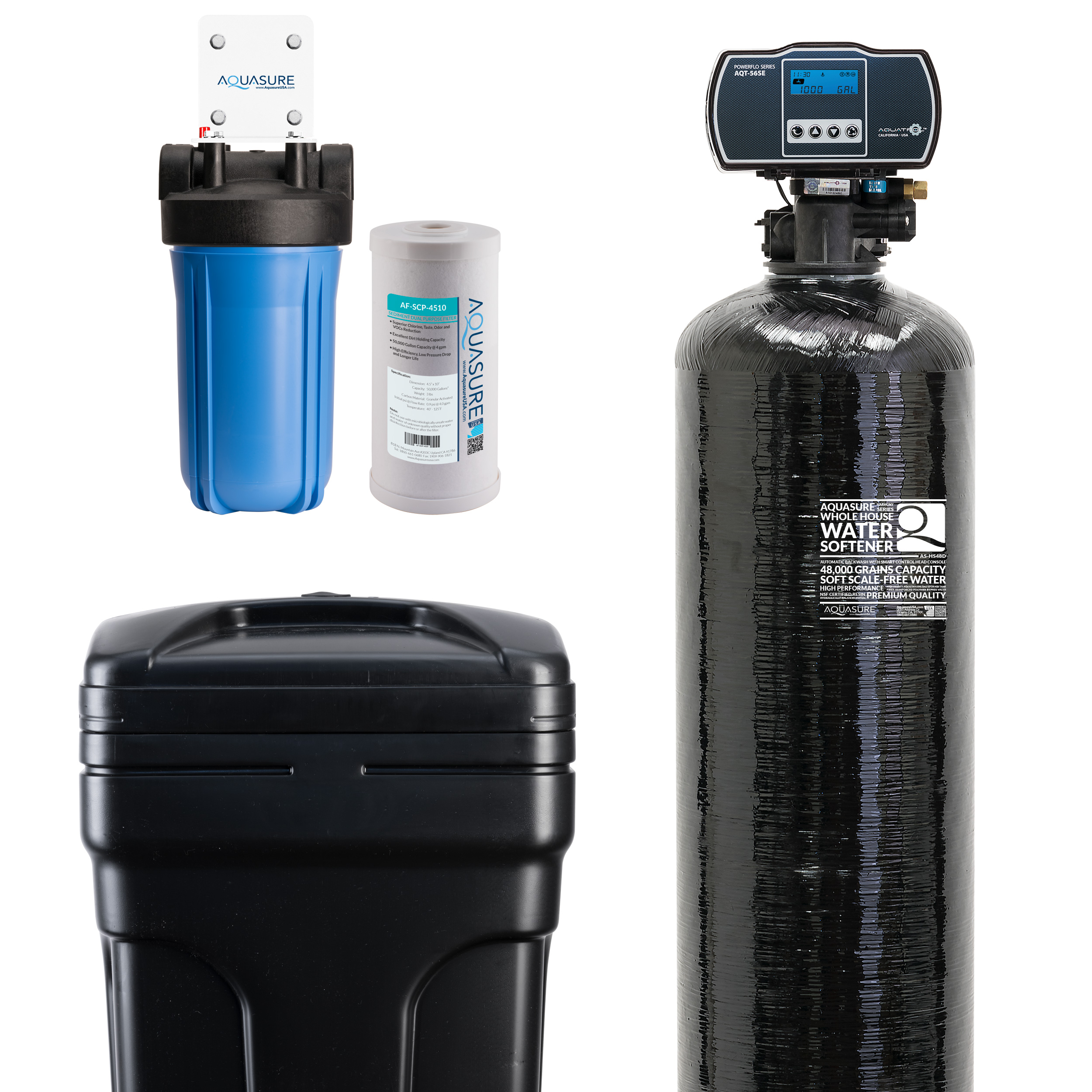 Pelican Water Whole House Triple Stage 20 Gpm Gac Whole House Water Filtration System In The Whole House Filtration Systems Department At Lowes Com