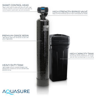 aquasure harmony series water softener with fine mesh