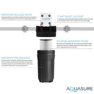 aquasure harmony series water softener with fine mesh