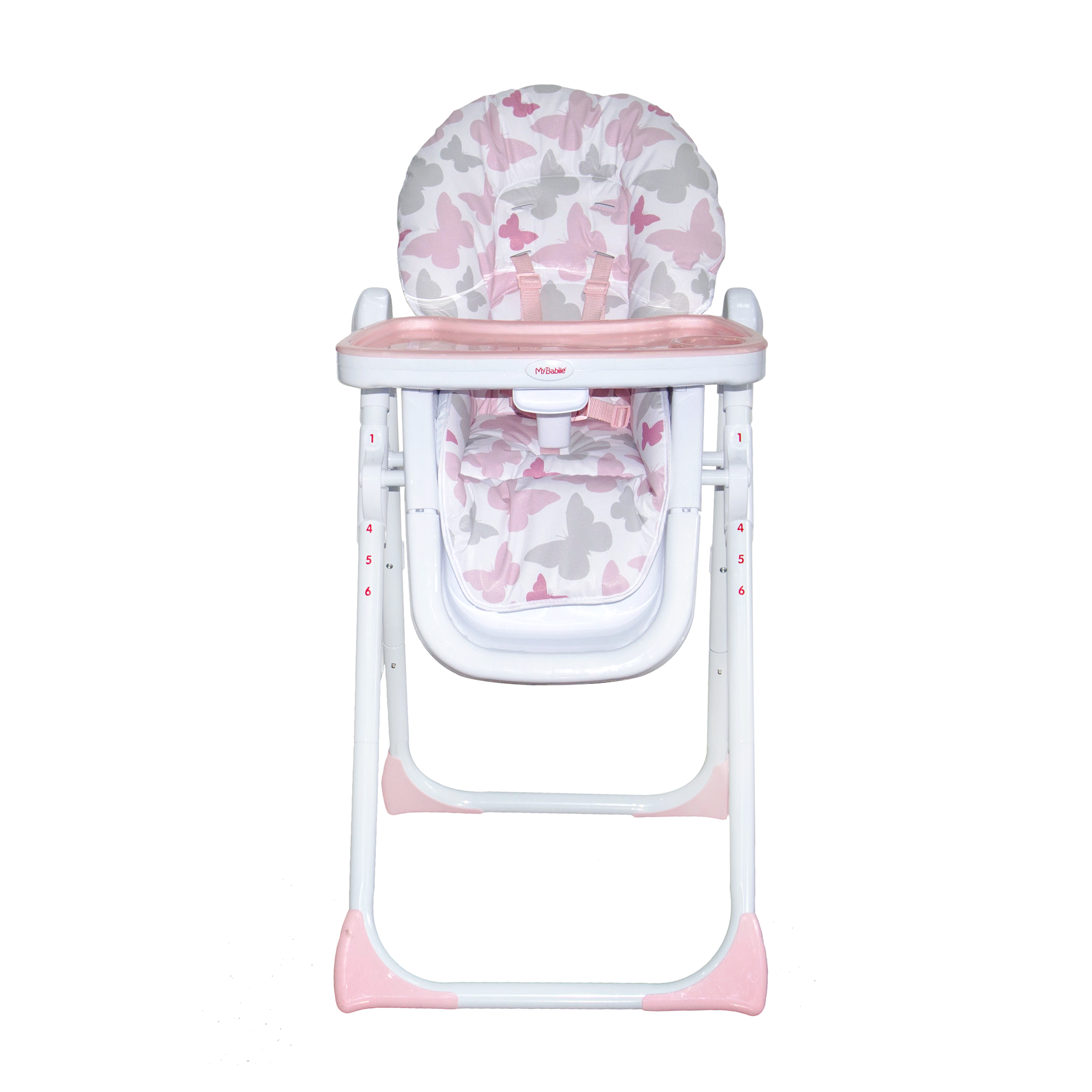 my babiie pink butterfly travel system