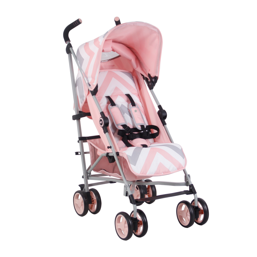 my babiie mb02 pink chevron stroller