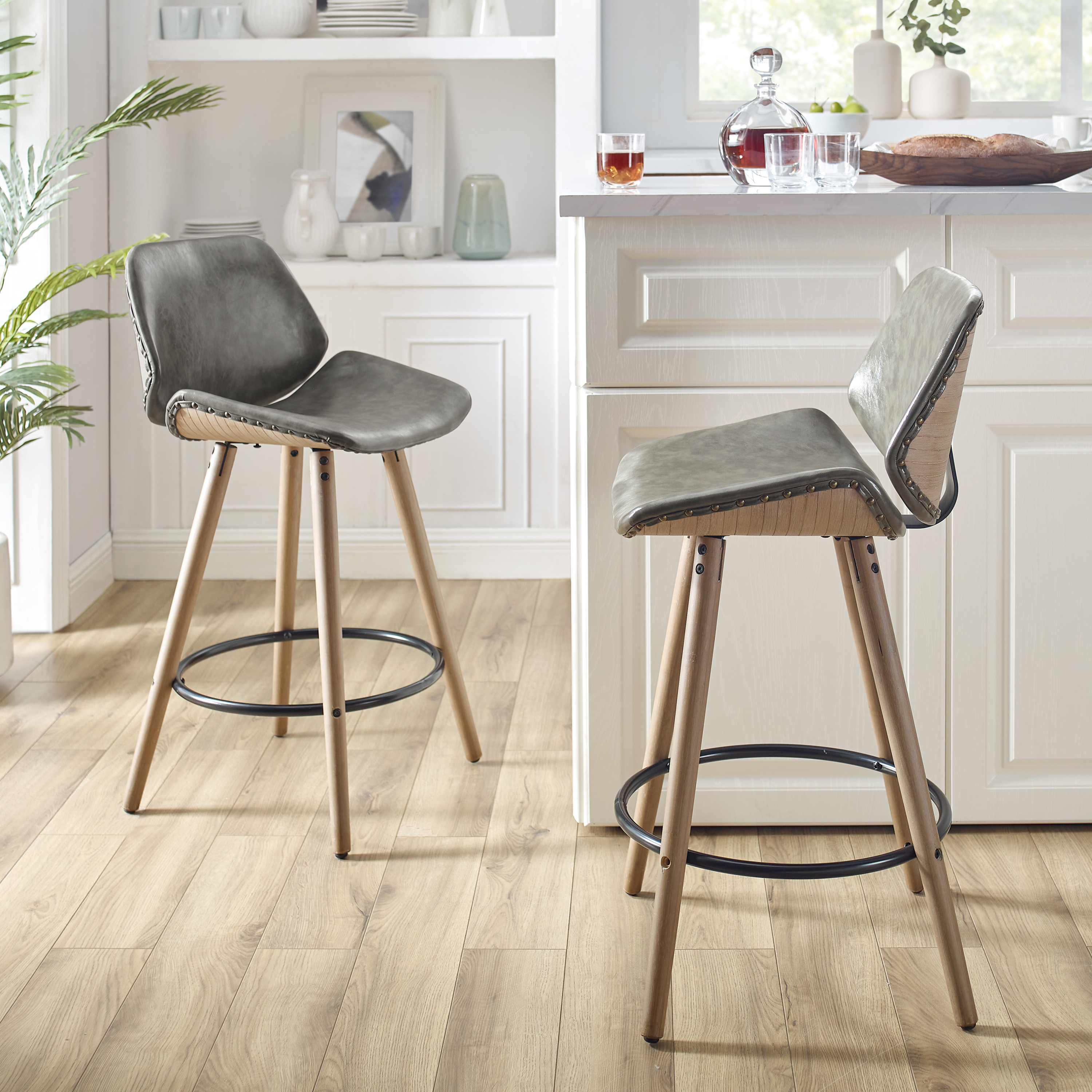 Art Leon Bar Stools: Upholstered - Sears