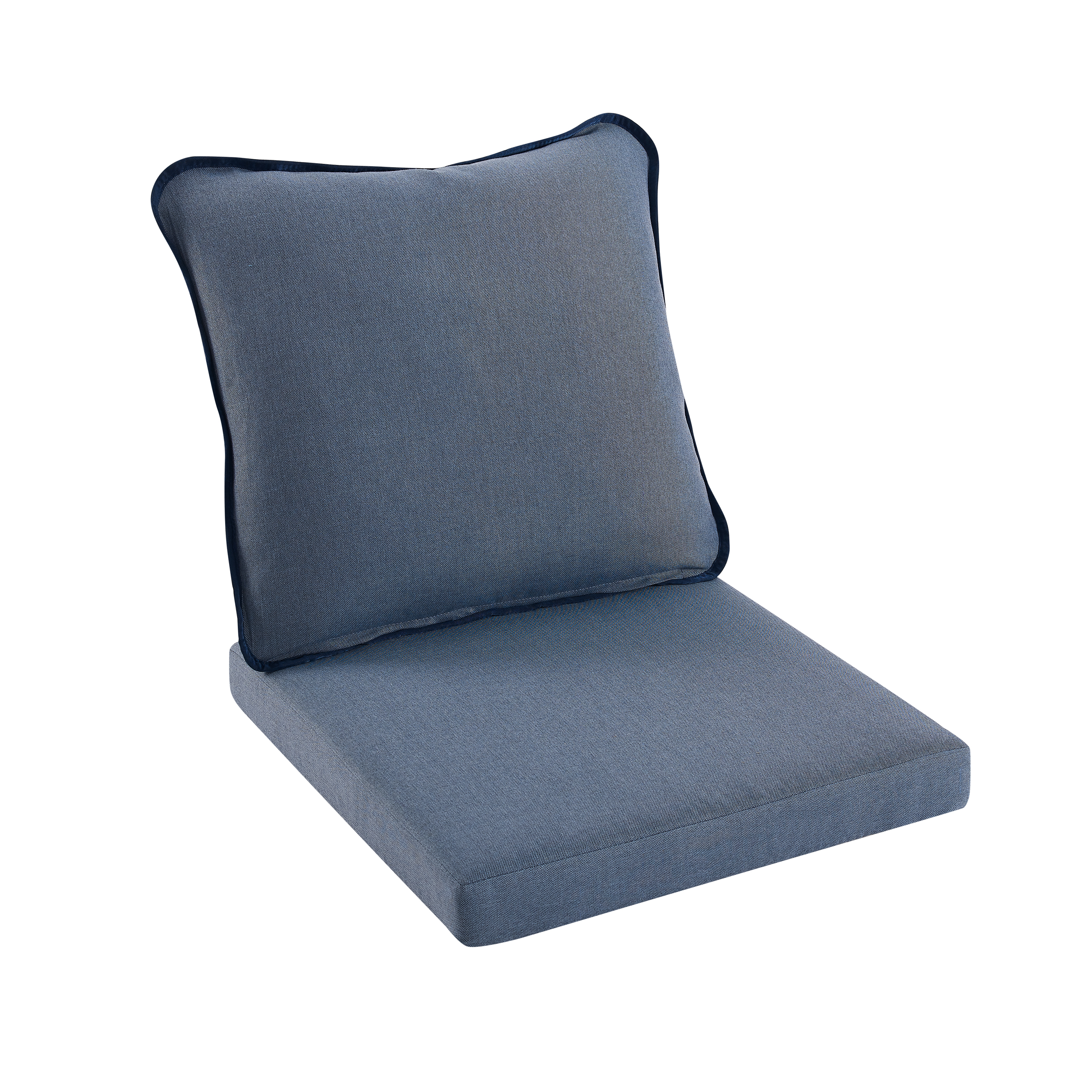 Kinbor Patio Furniture Cushion Covers Replacement for 7Pcs Outdoor Patio  Wicker sofa, Dark Blue/ Blue/ Grey - Overstock - 28182568